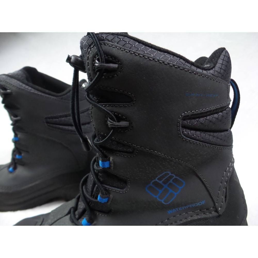 Columbia Boots Boys Size 6 Gray Bugaboot Plus III Omni-Heat 200g Waterproof - Picture 6 of 13